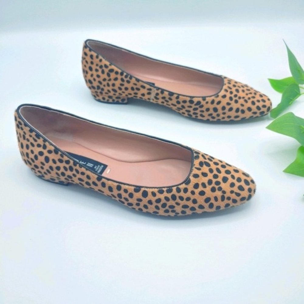 Steven By Steve Madden Bantry Genuine Calf Hair Flats 6M NEW IN BOX